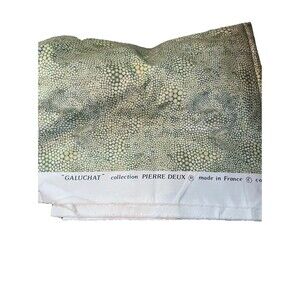 Pierre Deux Fabric Remnant Green "Galuchat" Collection Made in France